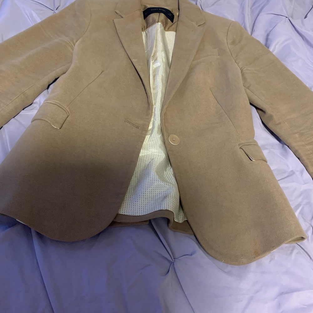 Zara blazer brown with elbow patch
